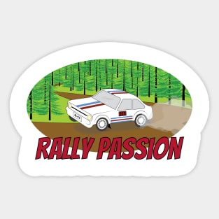 Rally passion Sticker